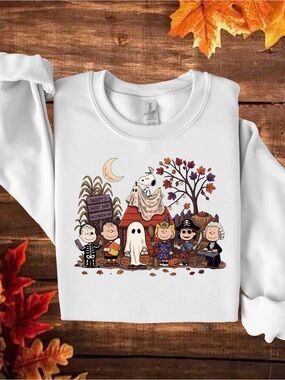 Peanuts Halloween Sweatshirt Costume, Vintage Halloween Style